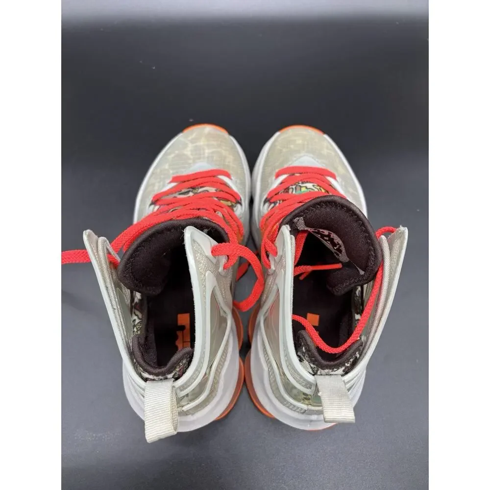 Nike LeBron 19 ‘Fast Food’ Basketball Shoes DD0418-001 Youth Size 4Y